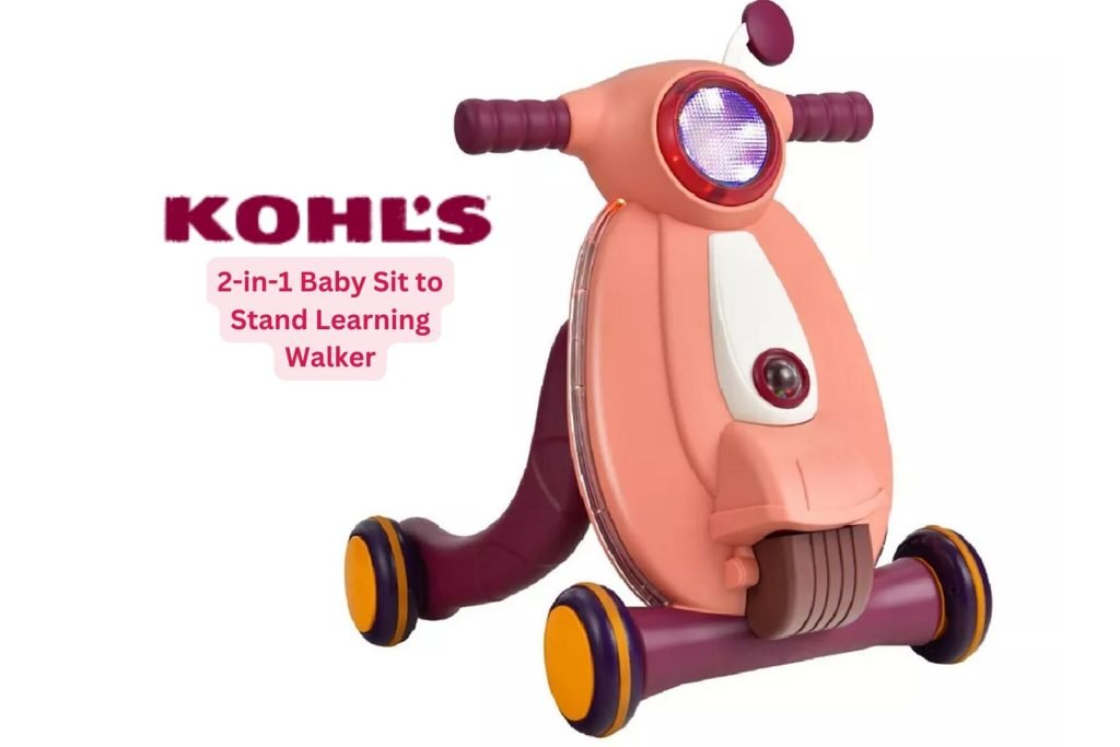 Baby Joy 2-in-1 Baby Sit to Stand Learning Walker with Lights and Sounds