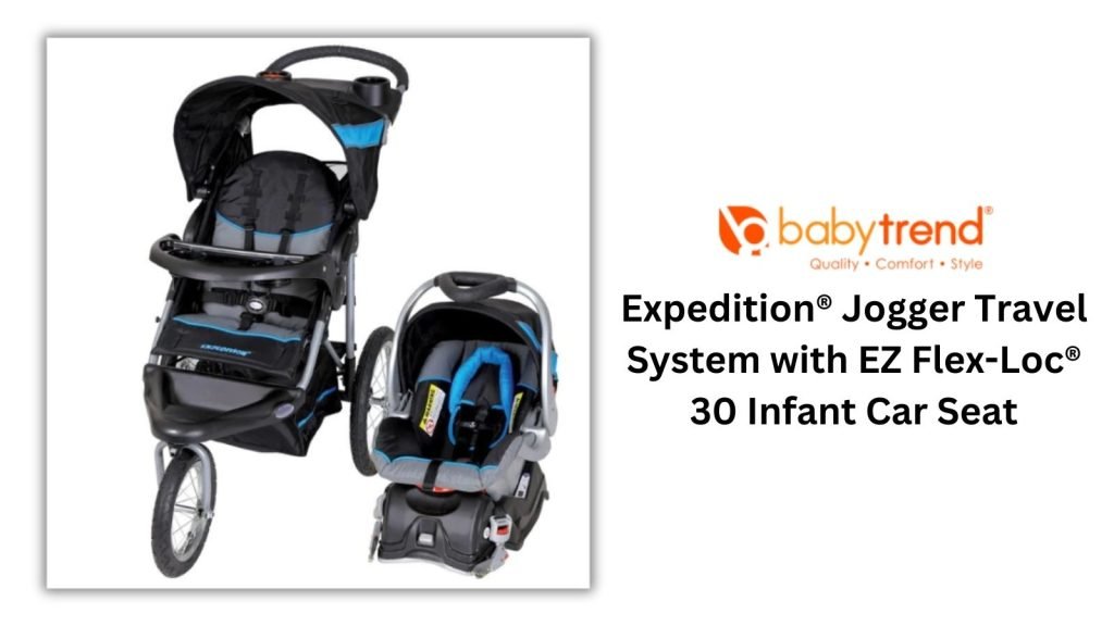 Baby Trend Expedition® Jogger Travel System with EZ Flex-Loc® 30 Infant Car Seat