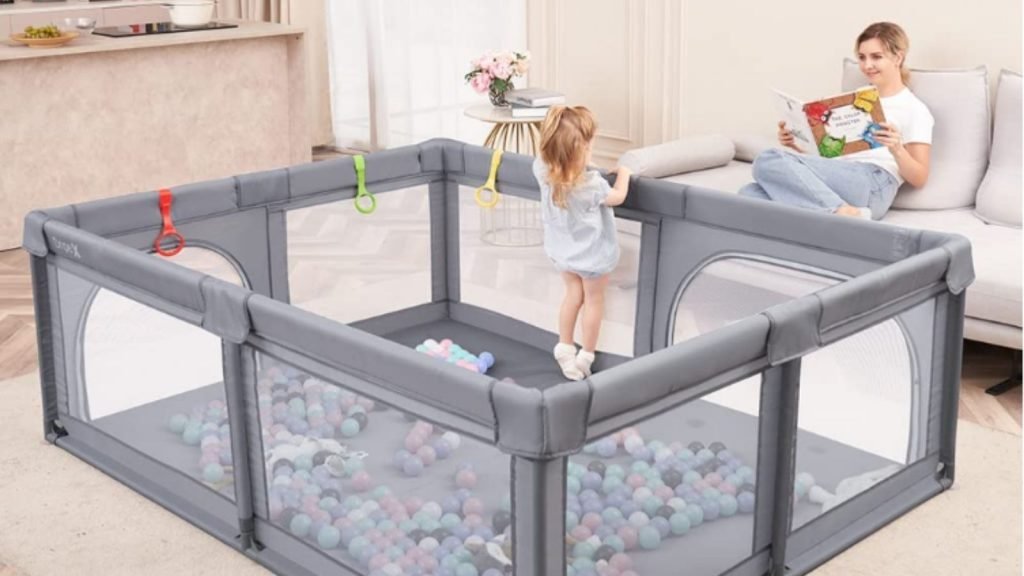 Dripex Foldable Baby Playpen