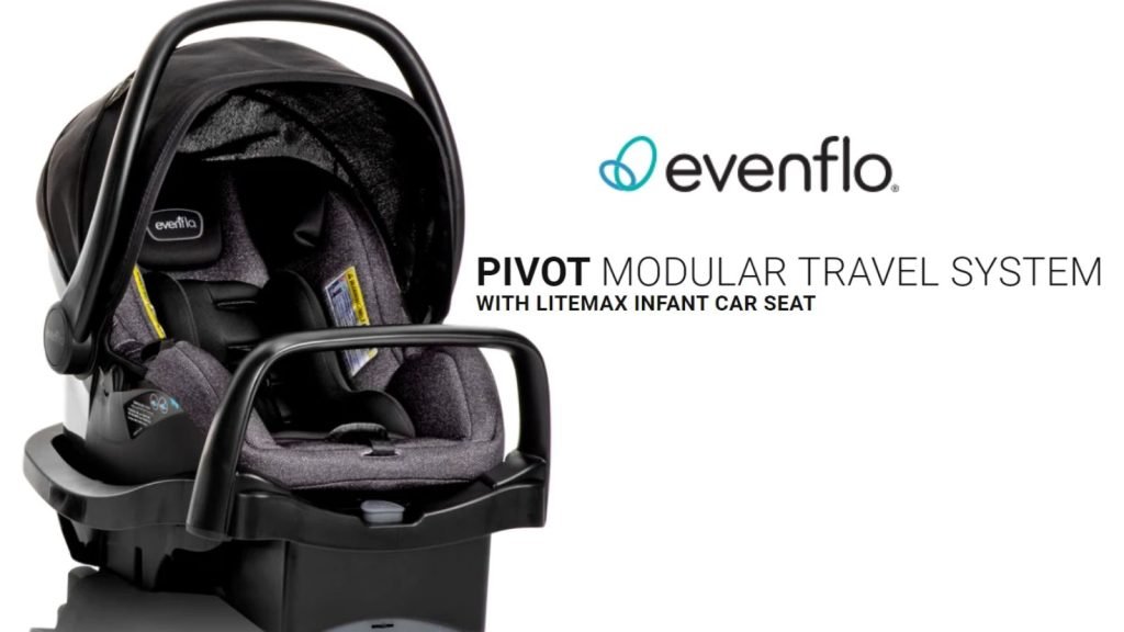 Evenflo  PIVOT MODULAR TRAVEL SYSTEM WITH LITEMAX INFANT CAR SEAT