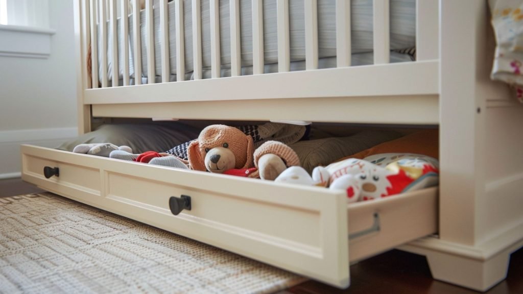 Maximize Under the Crib Storage