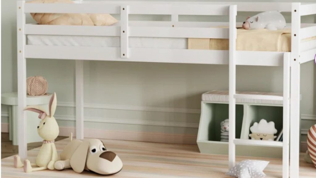 Harriet Bee Orrtanna Kids Twin Loft Bed