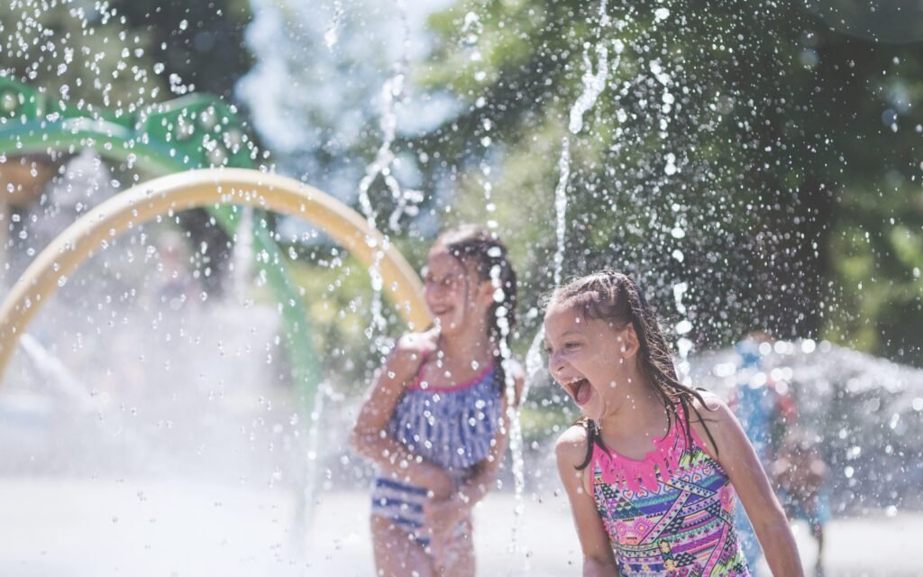 Kid-Friendly Splash Pad