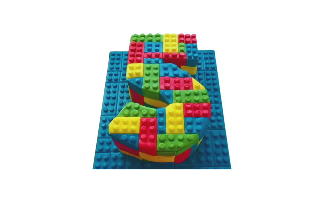 LEGO Number Cake