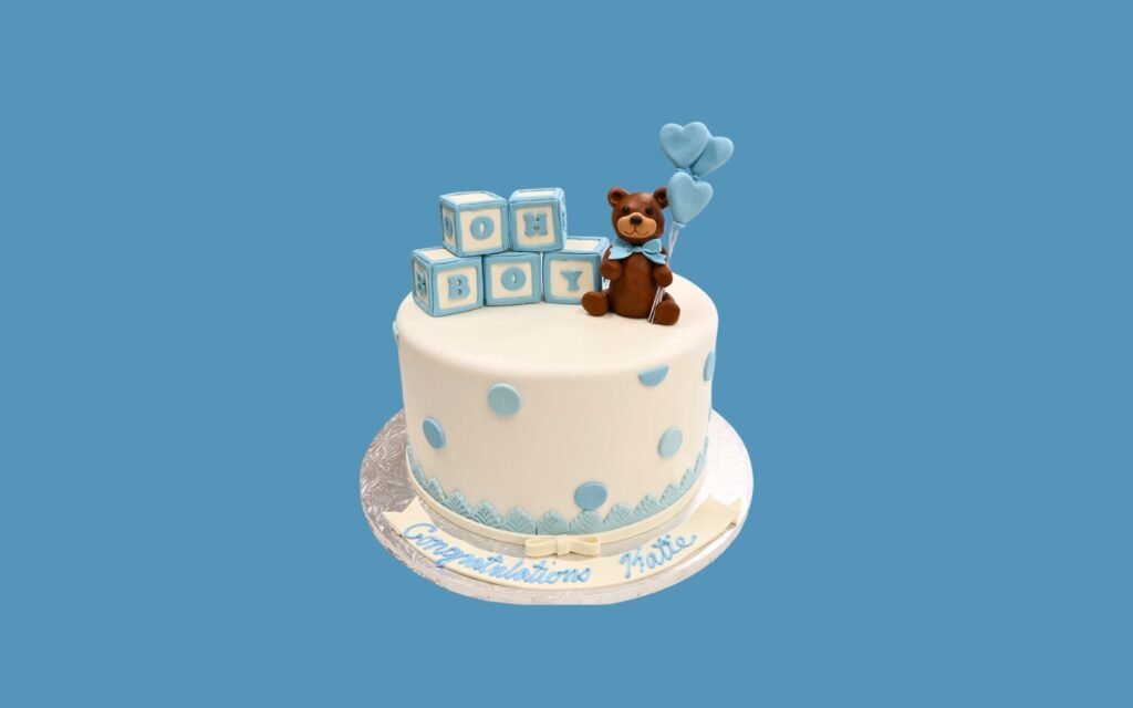 Baby Blocks Cake