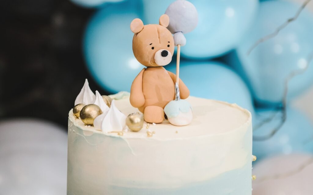 Teddy Bear Baby Shower Cake