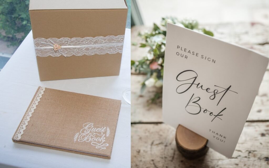 Create A Woodland Gift & Guestbook Area