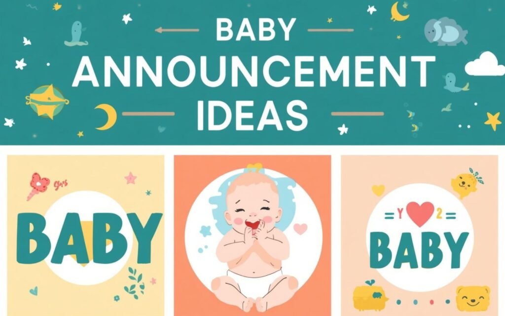 Creative Baby Announcement Ideas