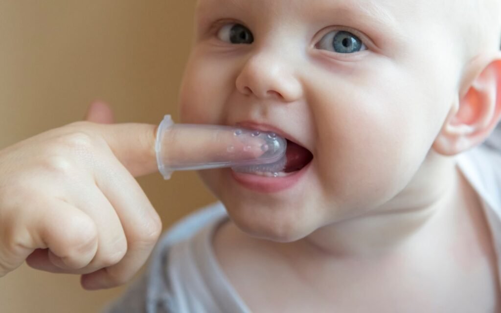 Massage The Gums With A Clean Finger