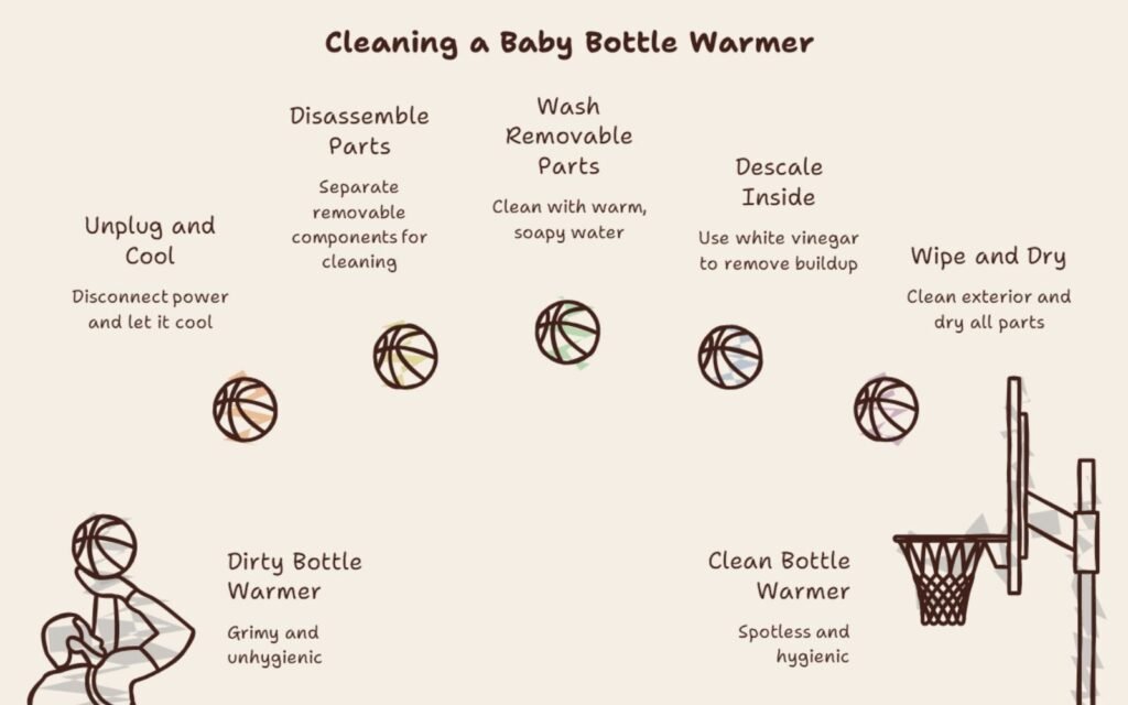 How To Clean A Baby Bottle Warmer Step By Step